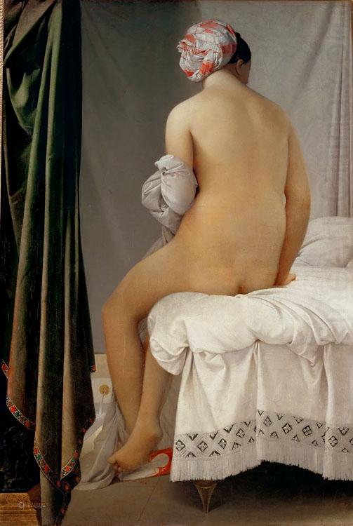 Valpincon Bather (mk09), Jean Auguste Dominique Ingres